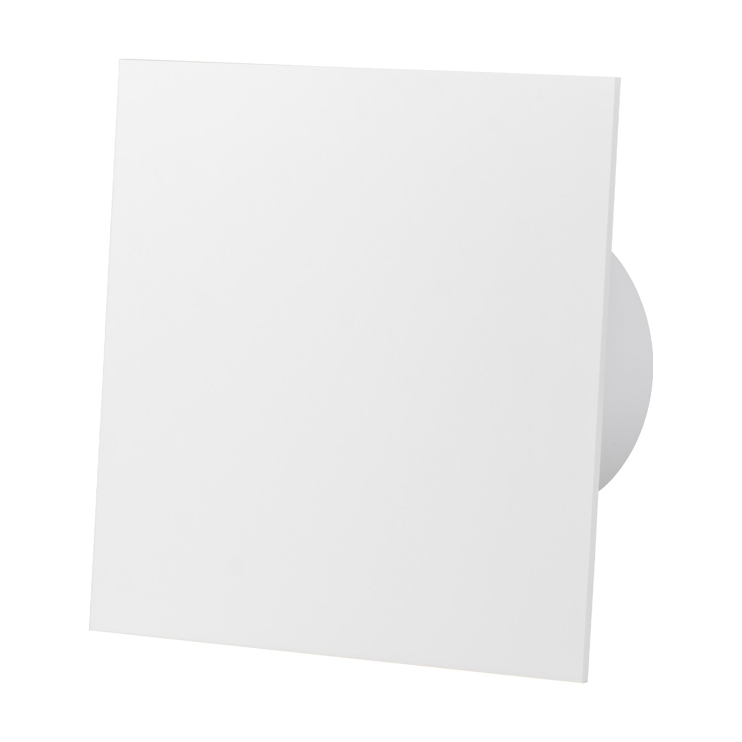Ventilator baie dRim Ø100 S, Super Silent, Debit 93 m3/h, Panou ABS schimbabil, clapeta antiretur, Garantie 2 ani, Alb