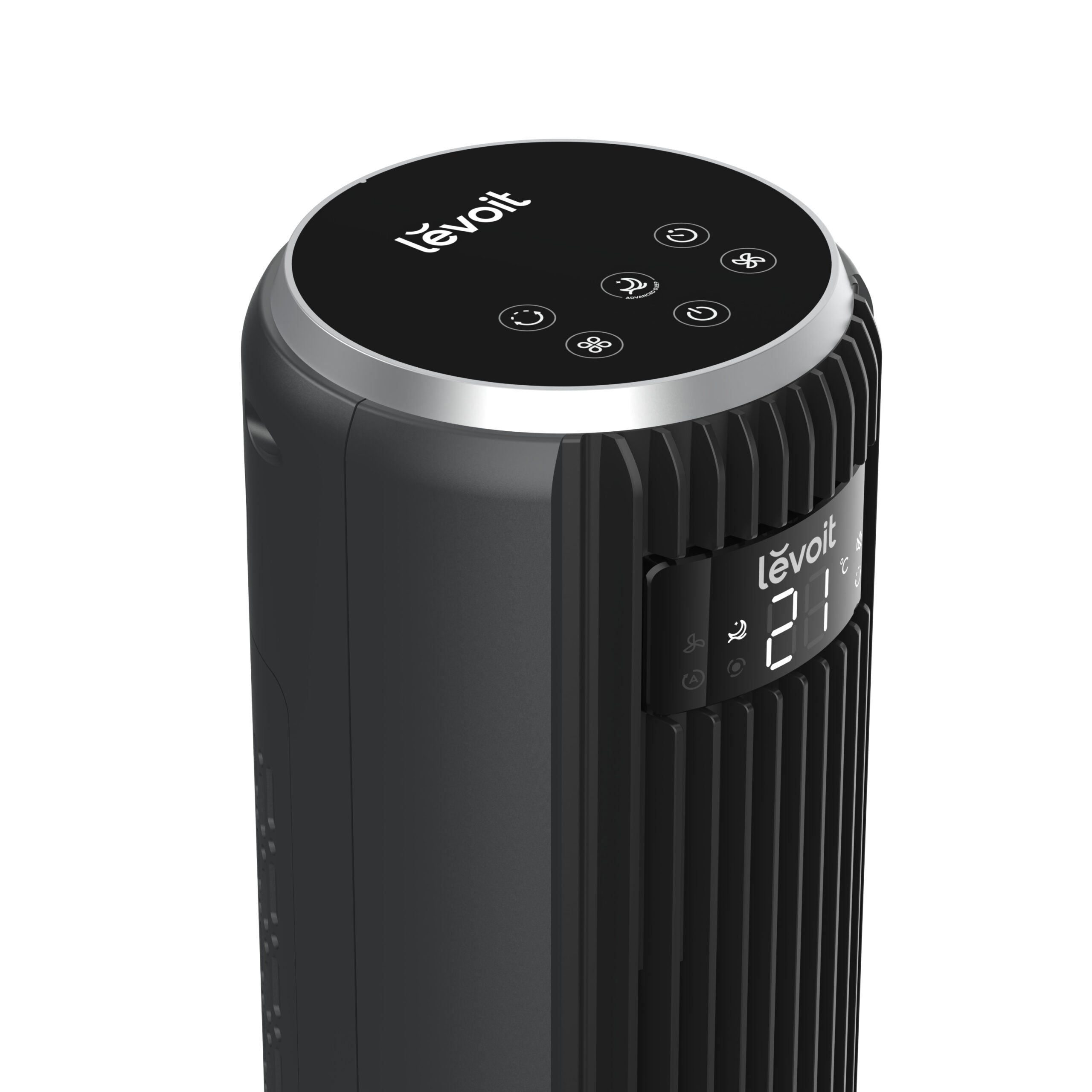Ventilator turn Levoit, 92cm, 5 viteze, 4 moduri de funcționare, foarte silențios, telecomandă, negru - OVIX - Găsești soluții de încălzire, răcire și ventilare, toate integrate și controlabile dintr-o singură platformă.