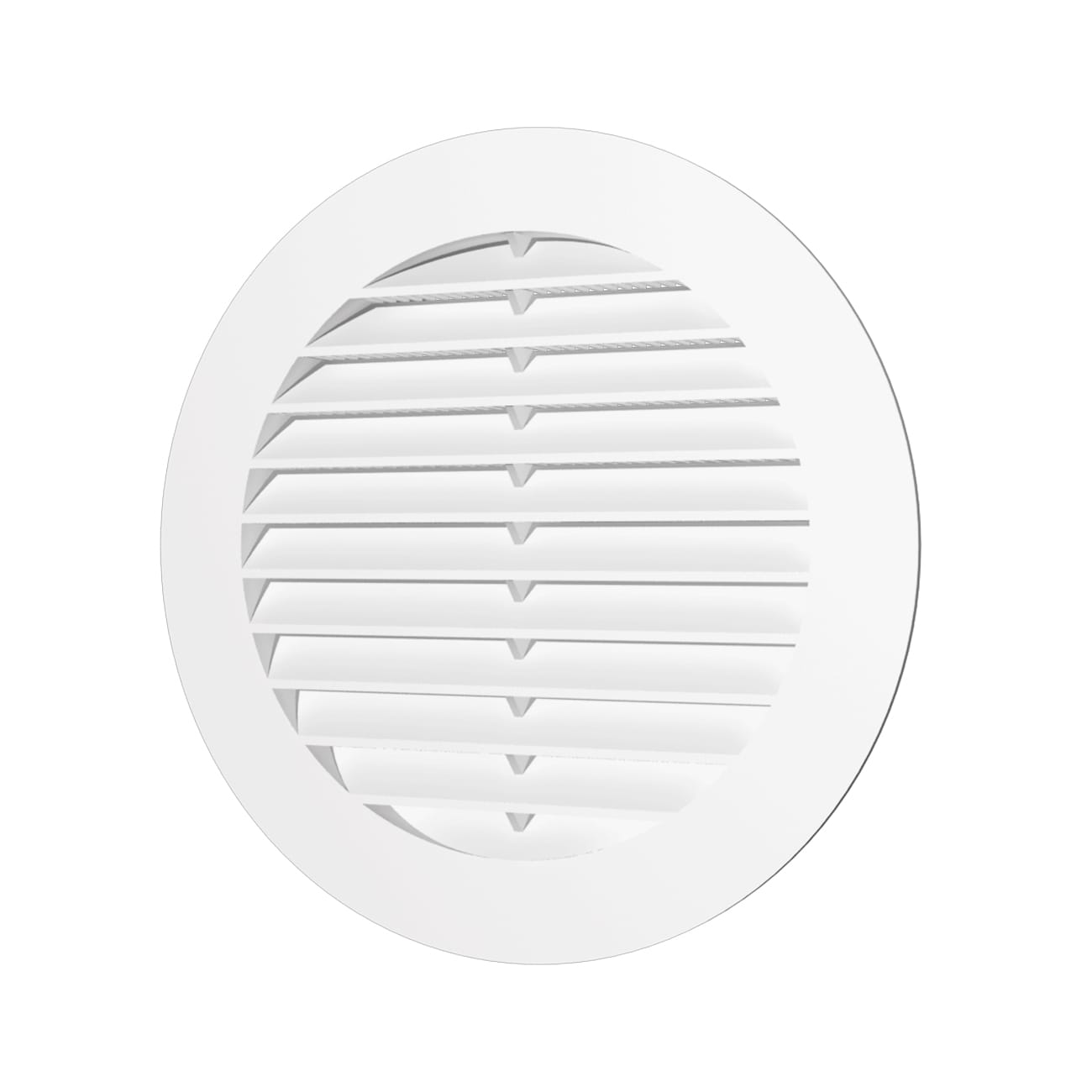 Grila ventilatie rotunda Ø100mm, exterior Ø130mm, plastic Alb - OVIX - Găsești soluții de încălzire, răcire și ventilare, toate integrate și controlabile dintr-o singură platformă.