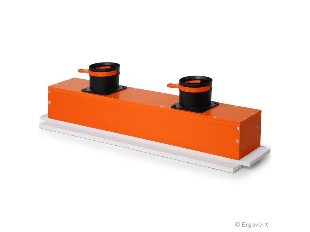 Grilă de ventilație încastrată în rigips Ergovent, LINEO 600 vertical, 75mm - OVIX - Găsești soluții de încălzire, răcire și ventilare, toate integrate și controlabile dintr-o singură platformă.
