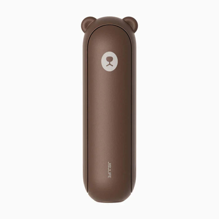 Ventilator portabil de mână JISULIFE, Life8 Plus, autonomie 11-46h, baterie 4500mAh, funcție Power Bank, lanternă LED, design pliabil, 3 viteze, încărcare rapidă, Maro - OVIX - Găsești soluții de încălzire, răcire și ventilare, toate integrate și controlabile dintr-o singură platformă.