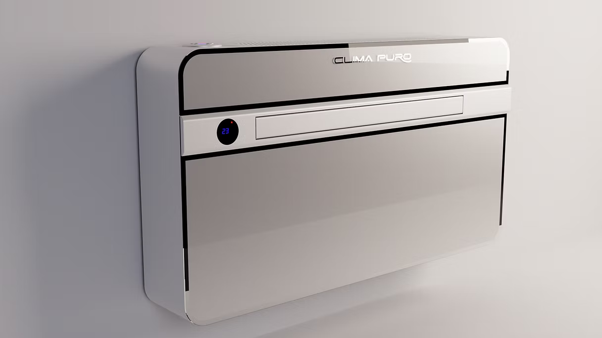 Climapuro, aer condiționat cu purificarea aerului fără unitate exterioară, Zymbo - OVIX - Găsești soluții de încălzire, răcire și ventilare, toate integrate și controlabile dintr-o singură platformă.