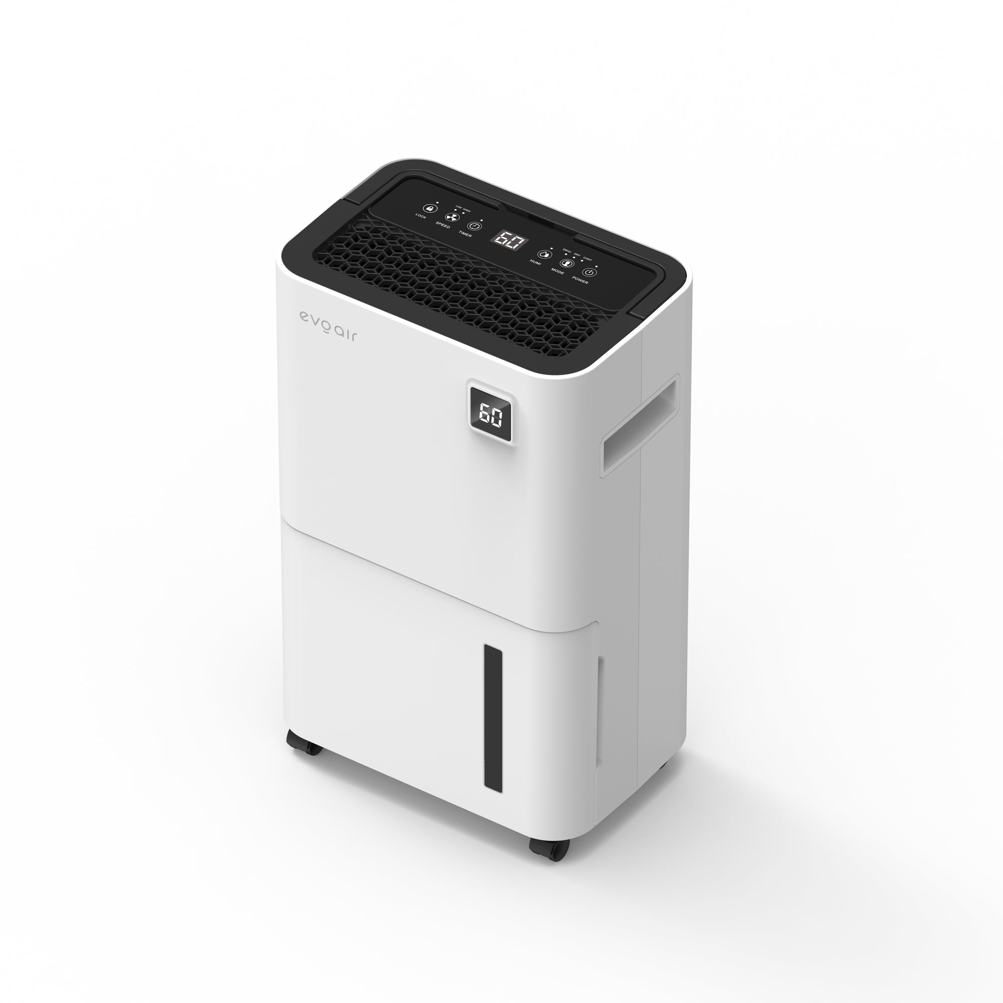 Dezumidificator Evoair, OptiDry 16, 16l/24h, Senzor de Umiditate, Functie Memorie, Uscare Rufe, Rezervor 2l, Display digital, Alb - OVIX - Găsești soluții de încălzire, răcire și ventilare, toate integrate și controlabile dintr-o singură platformă.