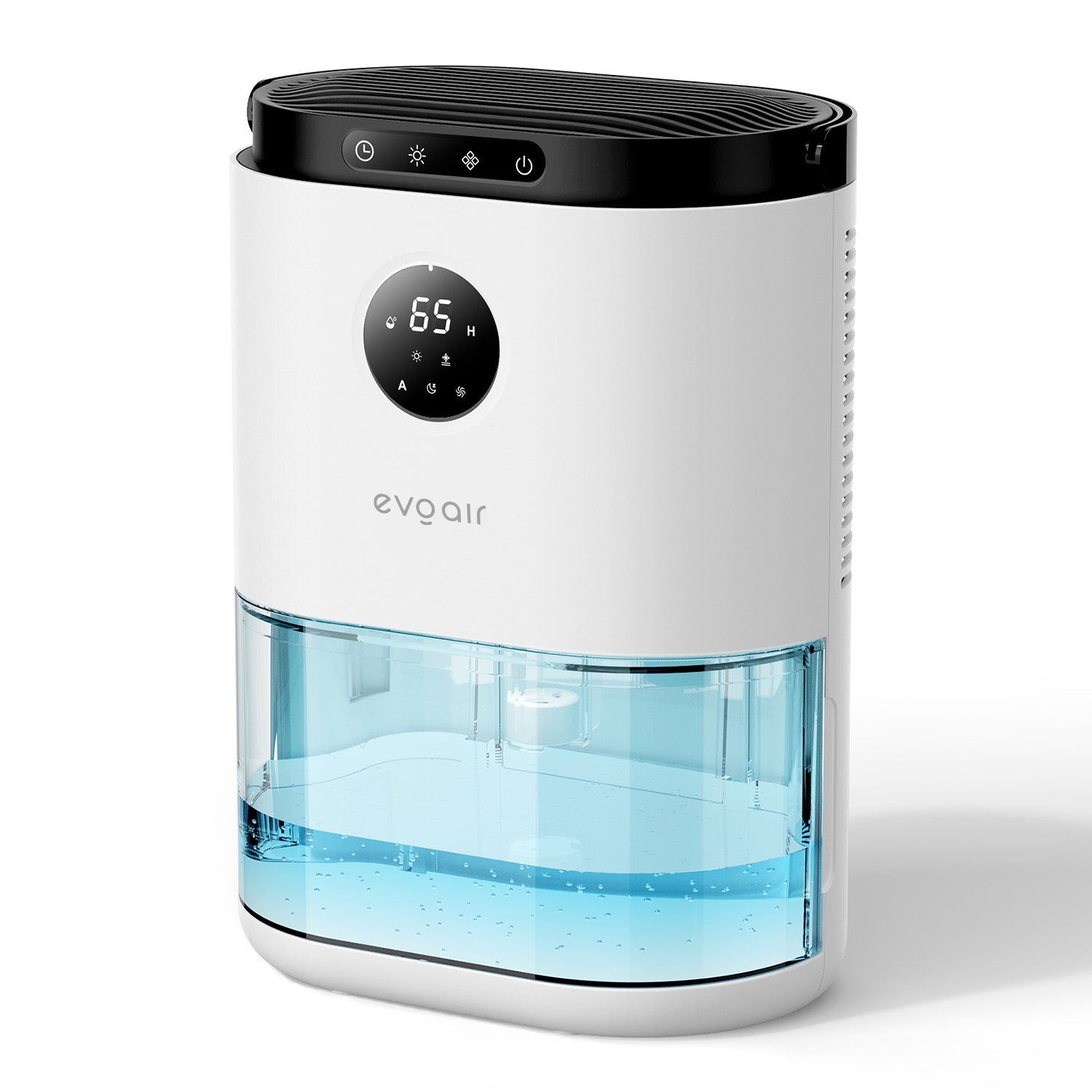 Dezumidificator aer Evoair HUMIX560, 560ml/24h, Silențios, Senzor de umiditate, 3 Moduri funcționare, Lumină Ambientală în 7 culori, Rezervor 2.3l, Alb - OVIX - Găsești soluții de încălzire, răcire și ventilare, toate integrate și controlabile dintr-o singură platformă.
