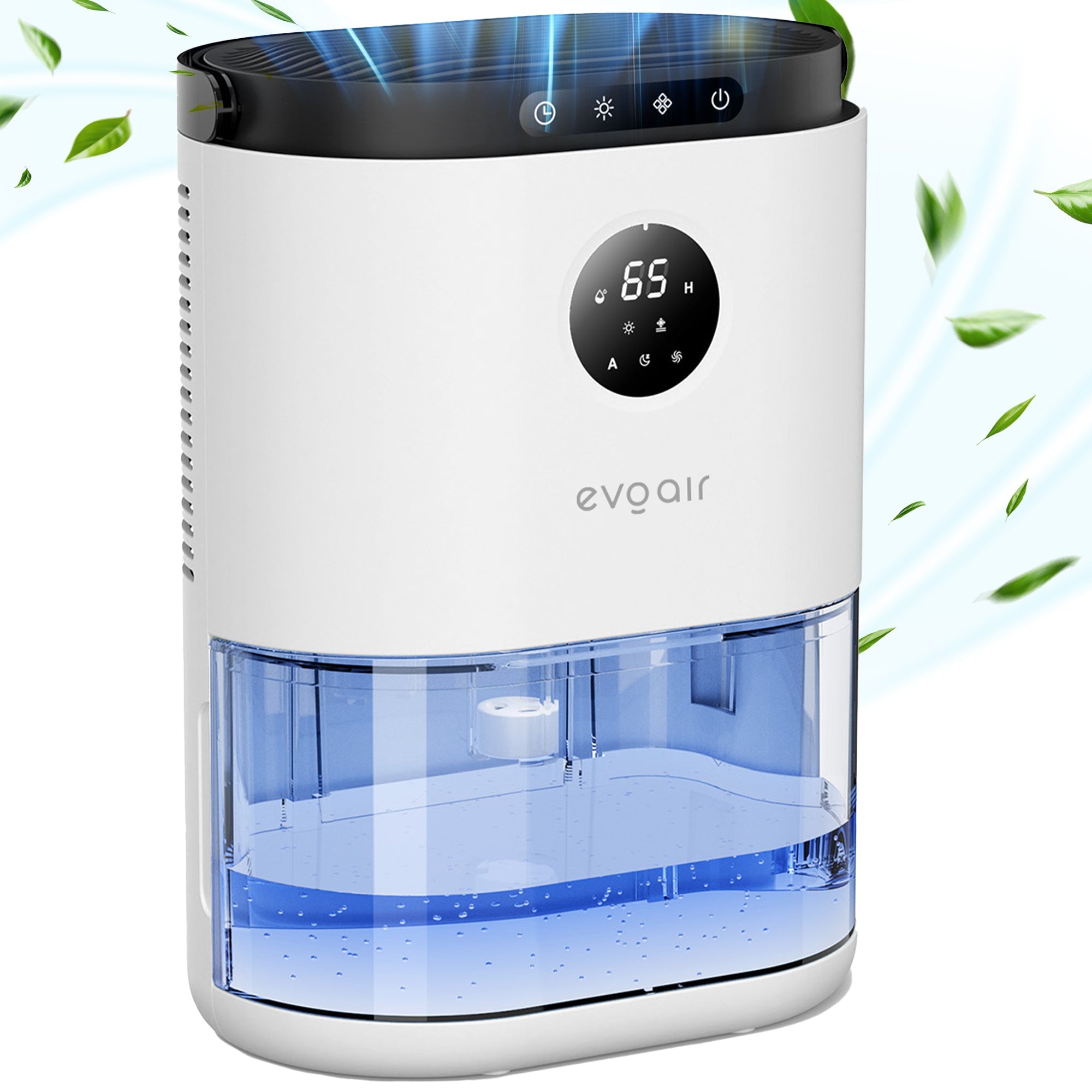Dezumidificator aer Evoair HUMIX560, 560ml/24h, Silențios, Senzor de umiditate, 3 Moduri funcționare, Lumină Ambientală în 7 culori, Rezervor 2.3l, Alb - OVIX - Găsești soluții de încălzire, răcire și ventilare, toate integrate și controlabile dintr-o singură platformă.
