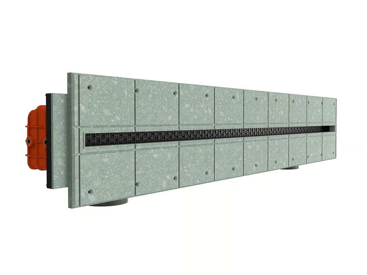 Grilă de ventilație încastrată în rigips Ergovent, LINEO PRO PROFILE 1000, 75mm - OVIX - Găsești soluții de încălzire, răcire și ventilare, toate integrate și controlabile dintr-o singură platformă.