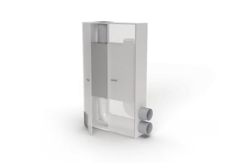 Helty Flow M1000 Steel – montaj perete, tip dulap lemn (1000 m³/h)