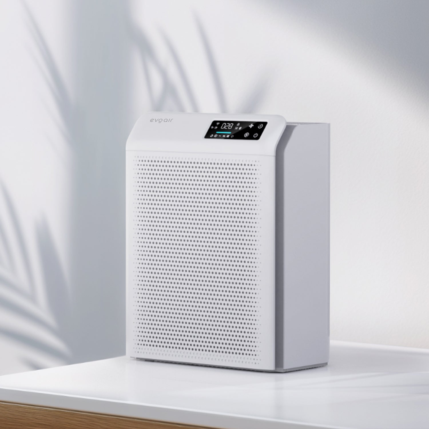 Purificator de aer Evoair HOMI P300, CADR 300m³/h, WI-FI, Filtru True Hepa, Mod Auto, Lampa UV, Ionizare, 6 Moduri Functionare, Senzor Calitate Aer, Alb - OVIX - Găsești soluții de încălzire, răcire și ventilare, toate integrate și controlabile dintr-o singură platformă.