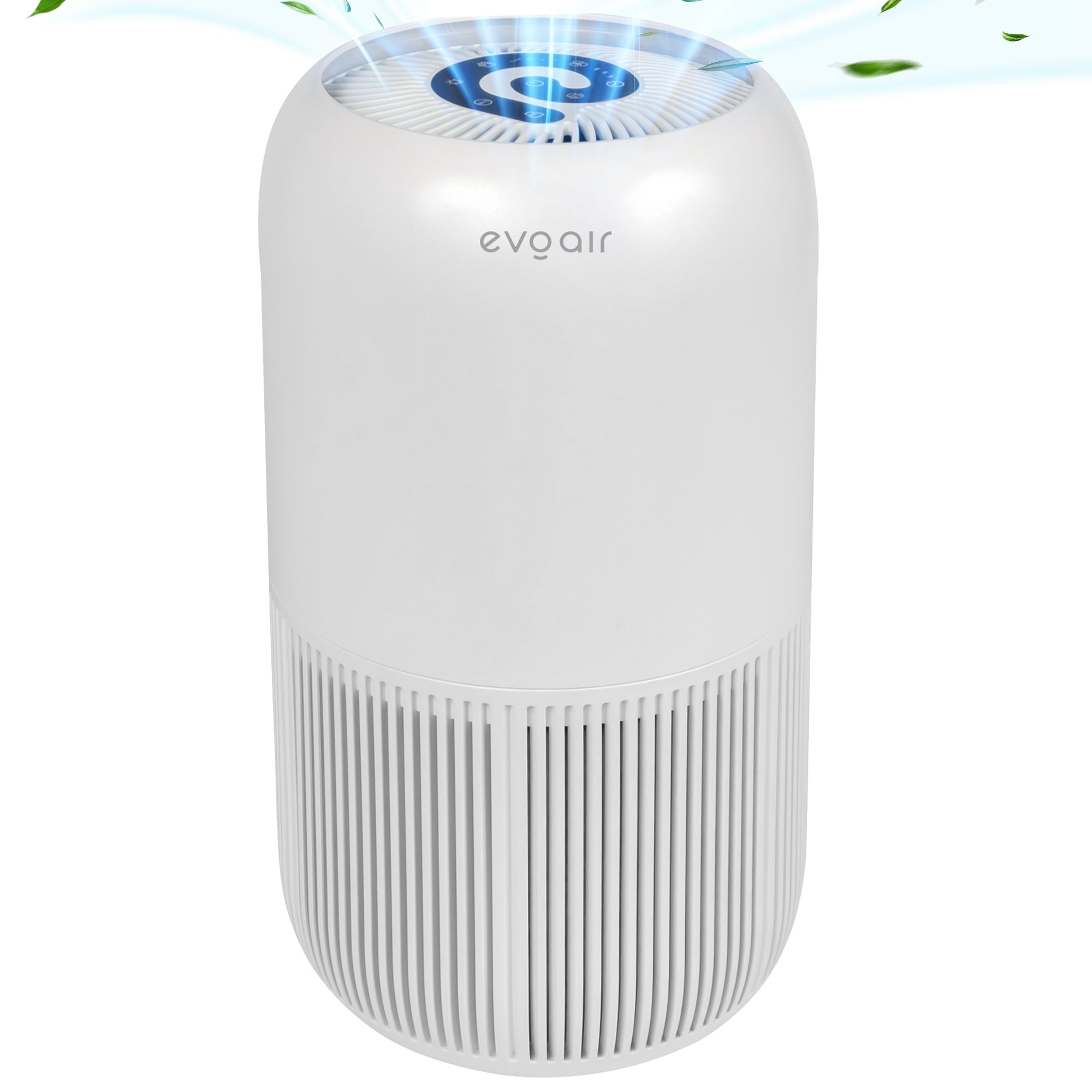 Purificator de aer Evoair, YuvoSpin, Lampă UV-C, Filtru 3in1, True Hepa, Carbon Activ, Pre-filtru, 4 viteze, Funcție Polen/Animale, Mod Noapte, Blocare Ecran, Lumină Ambientală, Alb - OVIX - Găsești soluții de încălzire, răcire și ventilare, toate integrate și controlabile dintr-o singură platformă.