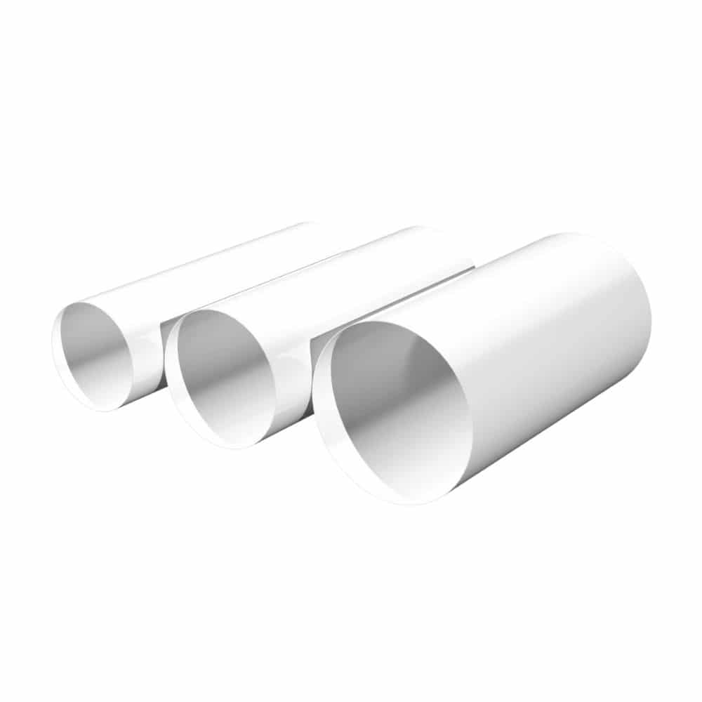 Tub Circular Ventilație (0.5M), Ø100mm, PVC - OVIX - Găsești soluții de încălzire, răcire și ventilare, toate integrate și controlabile dintr-o singură platformă.