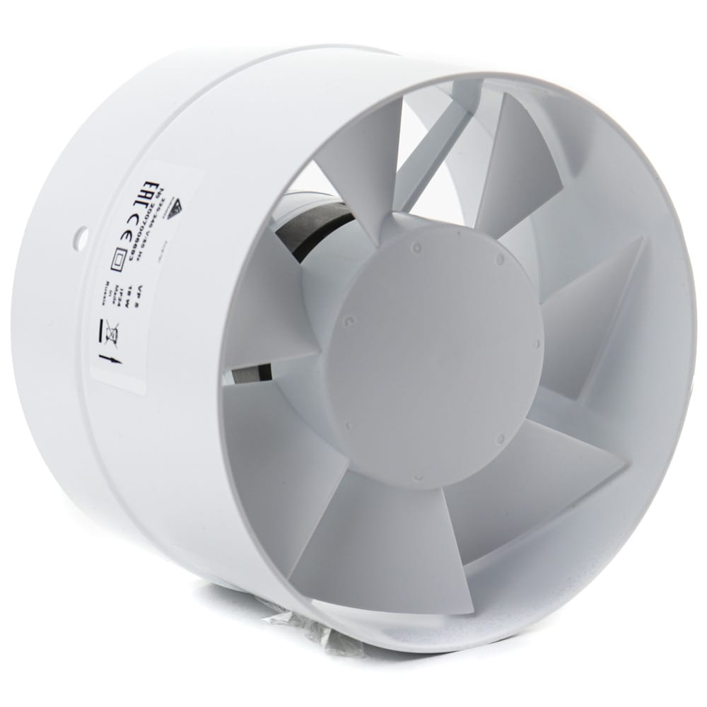 Ventilator de tubulatura axial VP 150, Debit 280 m3/h, Ø 150mm - OVIX - Găsești soluții de încălzire, răcire și ventilare, toate integrate și controlabile dintr-o singură platformă.