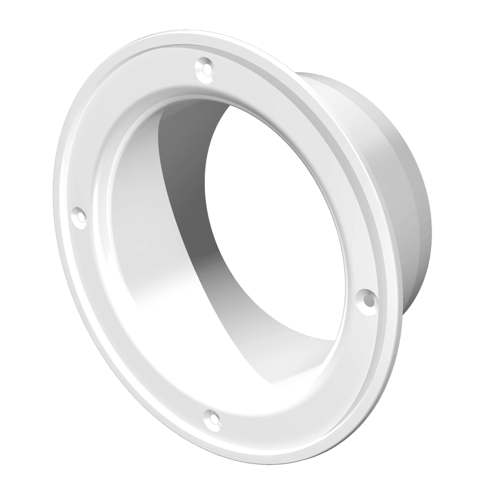 Flansa Tubulatura Ø160mm, PVC - OVIX - Găsești soluții de încălzire, răcire și ventilare, toate integrate și controlabile dintr-o singură platformă.