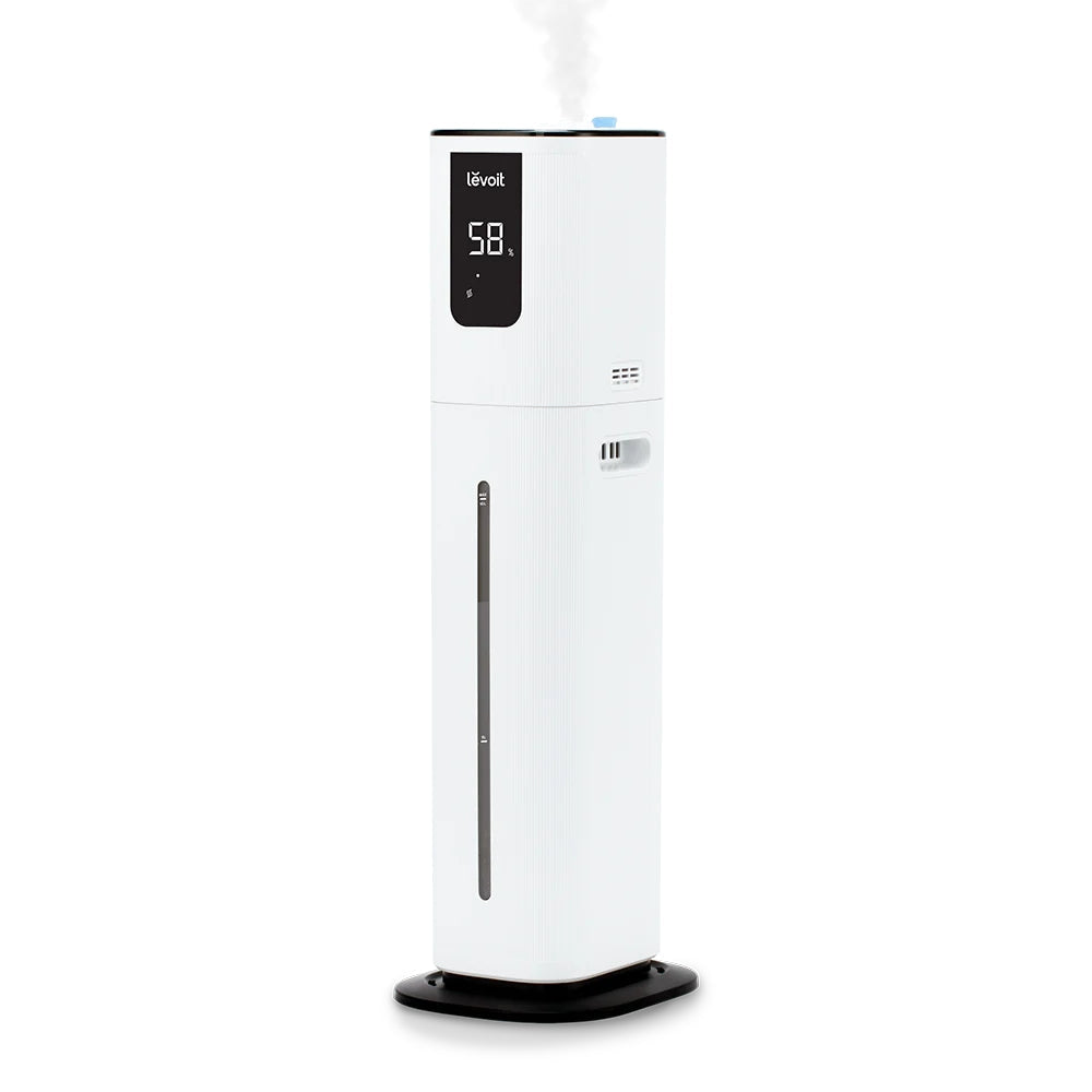 Umidificator LEVOIT - OasisMist 1000S Smart Ultrasonic Cool Mist Tower, Autonomie 100 ore, Control Voce , Telecomanda, Rezervor 10 L - OVIX - Găsești soluții de încălzire, răcire și ventilare, toate integrate și controlabile dintr-o singură platformă.