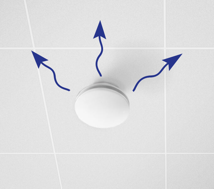 Anemostat directional Awenta, rotund VAK125CZ, Ø125, negru mat - OVIX - Găsești soluții de încălzire, răcire și ventilare, toate integrate și controlabile dintr-o singură platformă.