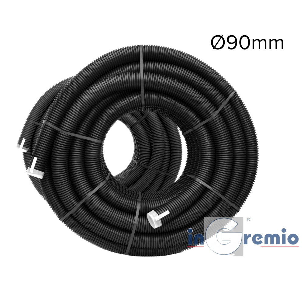 Tubulatură flexibilă InGremio BlackFlex Spectra-200, HDPE, Ø90mm (1 colac = 50 ml) - OVIX - Găsești soluții de încălzire, răcire și ventilare, toate integrate și controlabile dintr-o singură platformă.