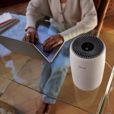 Purificator de aer Levoit Core Mini, Filtru 3 in 1 True HEPA, Panou Comanda Touch Screen, Alb - OVIX - Găsești soluții de încălzire, răcire și ventilare, toate integrate și controlabile dintr-o singură platformă.