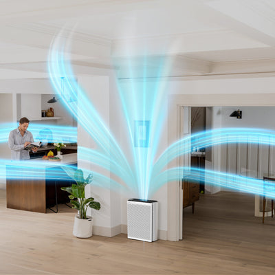 Purificator de aer Smart Levoit EverestAir Wi-Fi, Filtru True HEPA, Carbon Activ, Acoperire până la 100 m², Flux de Aer Multidirecțional, Mod Auto, Compatibil Alexa & Google Home, Touch Screen, Gri - OVIX - Găsești soluții de încălzire, răcire și ventilare, toate integrate și controlabile dintr-o singură platformă.