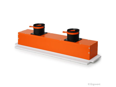 Grilă de ventilație încastrată în rigips Ergovent, LINEO 600 vertical, 75mm - OVIX - Găsești soluții de încălzire, răcire și ventilare, toate integrate și controlabile dintr-o singură platformă.