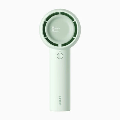 Ventilator portabil de mână JISULIFE, Life5, autonomie 2-7h, baterie 2000mAh, 3 viteze, încărcare rapidă, Verde mentă - OVIX - Găsești soluții de încălzire, răcire și ventilare, toate integrate și controlabile dintr-o singură platformă.