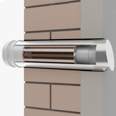 Capac Antivant pentru Recuperatoarele de caldura PRANA 200 C/G - Metal - OVIX - Găsești soluții de încălzire, răcire și ventilare, toate integrate și controlabile dintr-o singură platformă.