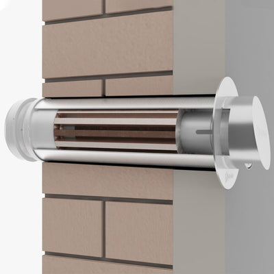 Capac Antivant pentru Recuperatoarele de caldura PRANA 150 - Metal - OVIX - Găsești soluții de încălzire, răcire și ventilare, toate integrate și controlabile dintr-o singură platformă.