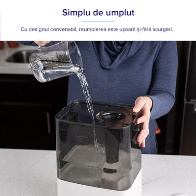 Umidificator de aer LEVOIT Classic 300S, Rezervor 6L, Super Silentios, Aplicatie Smart, Senzor Umiditate, Functie AUTO, Aromaterapie, Autonomie 60 ore, Gray - OVIX - Găsești soluții de încălzire, răcire și ventilare, toate integrate și controlabile dintr-o singură platformă.