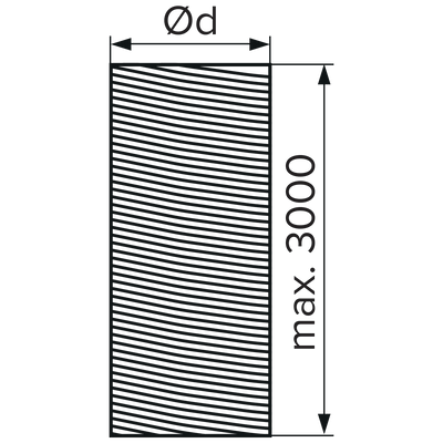 Tubulatura flexibila hota din aluminiu, Lungime 3M, Ø120mm - OVIX - Găsești soluții de încălzire, răcire și ventilare, toate integrate și controlabile dintr-o singură platformă.