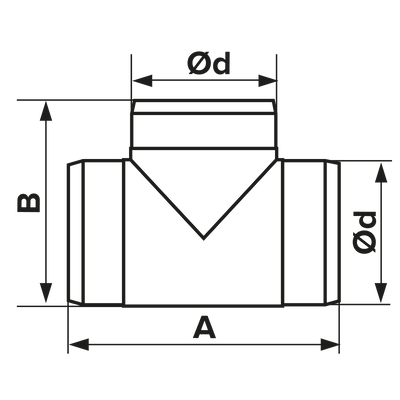 TEU TUBULATURA, 160/160mm, PVC - OVIX - Găsești soluții de încălzire, răcire și ventilare, toate integrate și controlabile dintr-o singură platformă.