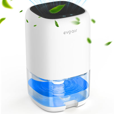 Dezumidificator aer Evoair HUMIX300, 300ml/24h, Silentios, Lumina Ambientală în 7 culori, Rezervor 1l, Alb - OVIX - Găsești soluții de încălzire, răcire și ventilare, toate integrate și controlabile dintr-o singură platformă.