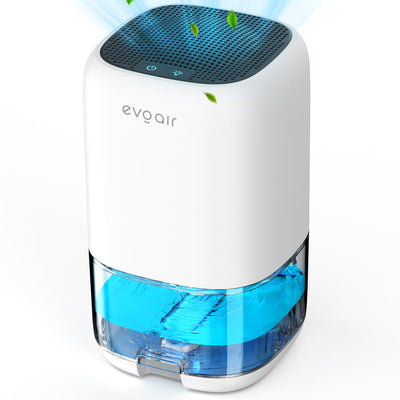 Dezumidificator aer Evoair HUMIX300, 300ml/24h, Silentios, Lumina Ambientală în 7 culori, Rezervor 1l, Alb - OVIX - Găsești soluții de încălzire, răcire și ventilare, toate integrate și controlabile dintr-o singură platformă.