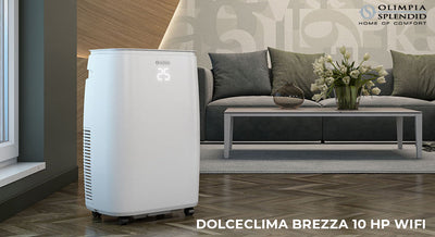 Aer condiționat portabil Olimpia Splendid DOLCECLIMA BREZZA 10 HP WIFI, 10.000 BTU - OVIX - Găsești soluții de încălzire, răcire și ventilare, toate integrate și controlabile dintr-o singură platformă.