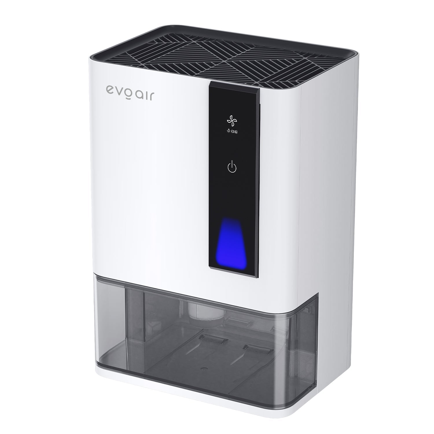 Dezumidificator Evoair HIDRY PLUS, 900ml/24h, Lumina ambientala in 7 culori, Rezervor 1.9l, 3 Viteze, Functie Auto Dezghetare, Alb - OVIX - Găsești soluții de încălzire, răcire și ventilare, toate integrate și controlabile dintr-o singură platformă.