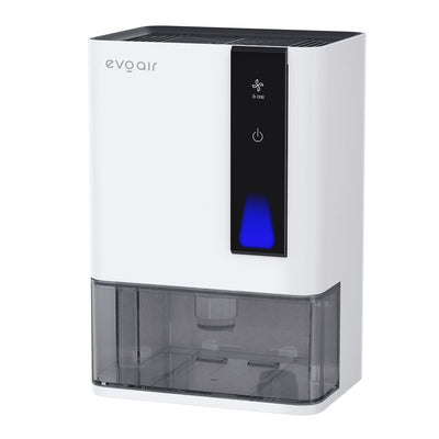 Dezumidificator Evoair HIDRY PLUS, 900ml/24h, Lumina ambientala in 7 culori, Rezervor 1.9l, 3 Viteze, Functie Auto Dezghetare, Alb - OVIX - Găsești soluții de încălzire, răcire și ventilare, toate integrate și controlabile dintr-o singură platformă.