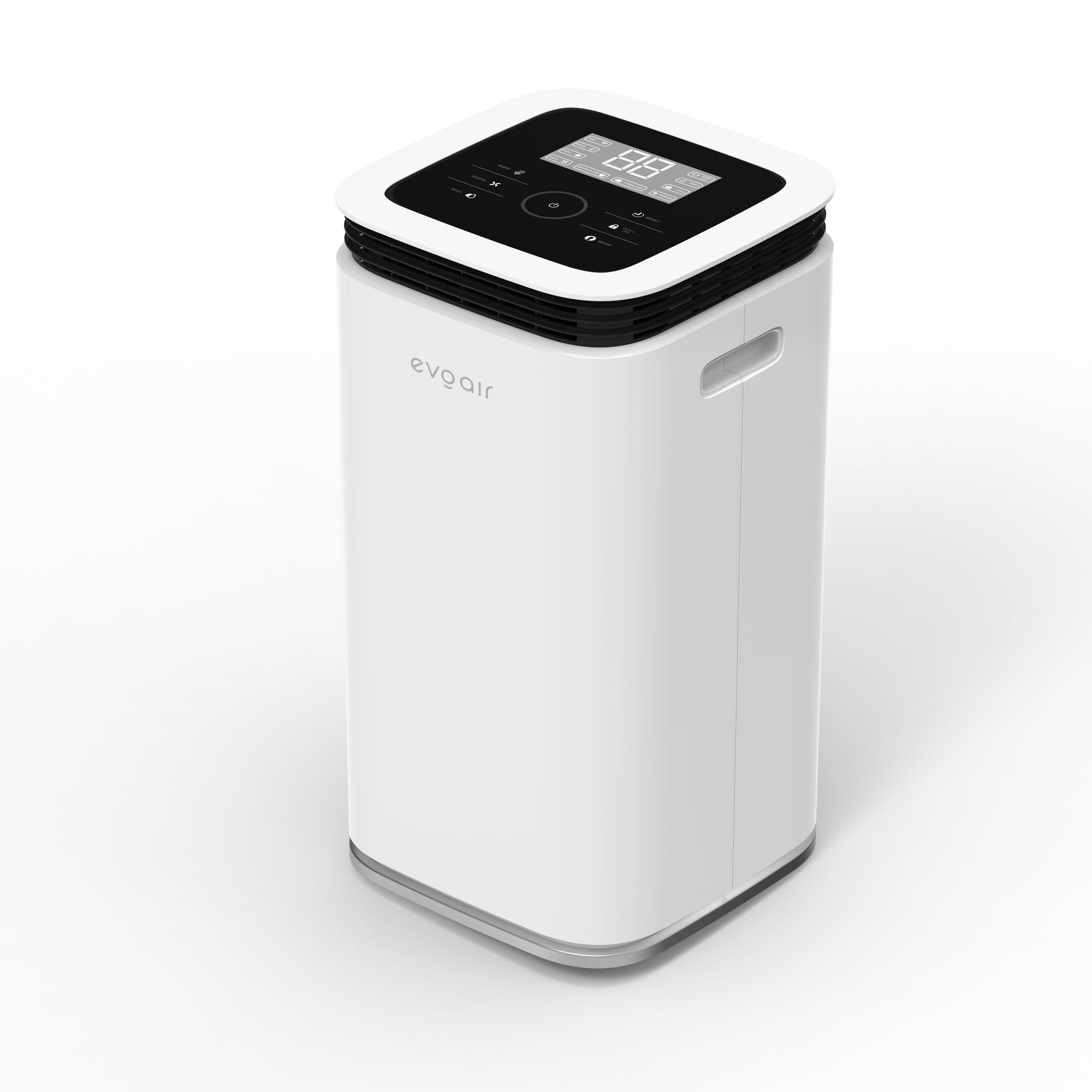 Dezumidificator Evoair, FlexiDry 16 Smart, 16l/24h, Senzor de Umiditate, Functie Ionizare, Uscare Rufe, Rezervor 2.2l, Alb