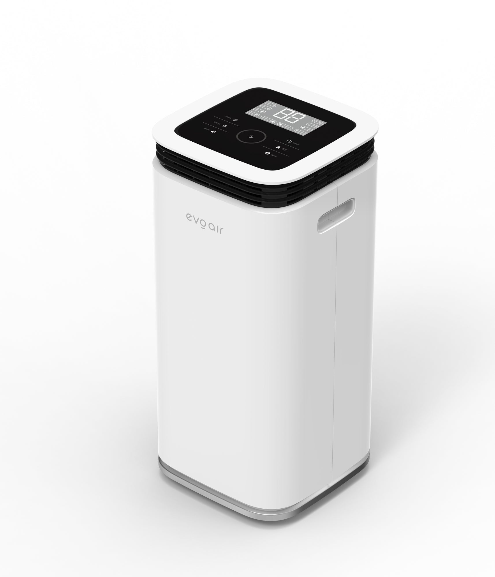 Dezumidificator evoair, FlexiDry 22 Smart, 22l/24h Senzor de Umiditate, Functie Ionizare, Uscare Rufe, Rezervor 4.5l, Alb