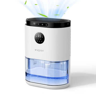 Dezumidificator aer Evoair HUMIX560, 560ml/24h, Silențios, Senzor de umiditate, 3 Moduri funcționare, Lumină Ambientală în 7 culori, Rezervor 2.3l, Alb - OVIX - Găsești soluții de încălzire, răcire și ventilare, toate integrate și controlabile dintr-o singură platformă.