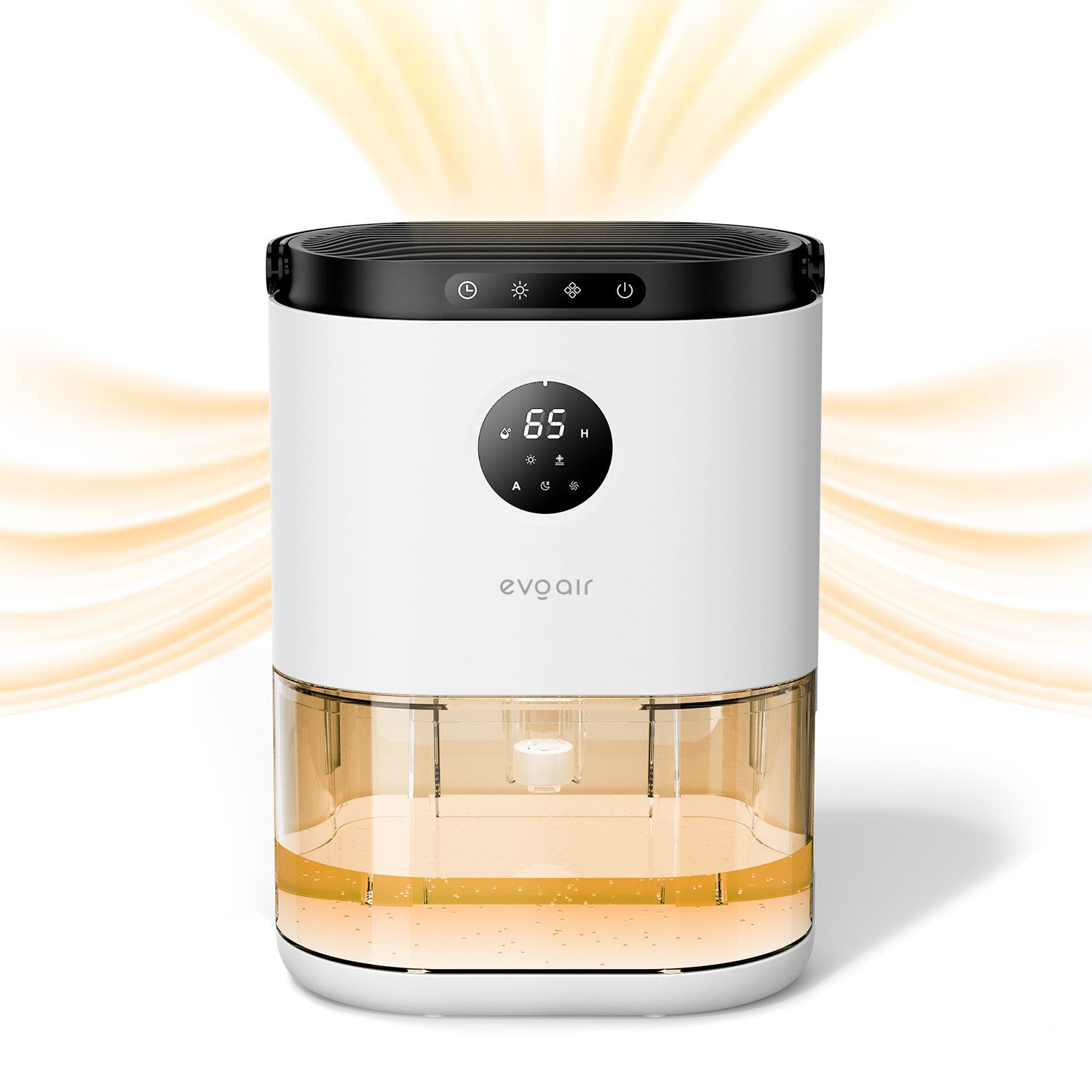 Dezumidificator aer Evoair HUMIX560, 560ml/24h, Silențios, Senzor de umiditate, 3 Moduri funcționare, Lumină Ambientală în 7 culori, Rezervor 2.3l, Alb - OVIX - Găsești soluții de încălzire, răcire și ventilare, toate integrate și controlabile dintr-o singură platformă.