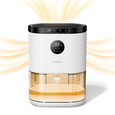 Dezumidificator aer Evoair HUMIX560, 560ml/24h, Silențios, Senzor de umiditate, 3 Moduri funcționare, Lumină Ambientală în 7 culori, Rezervor 2.3l, Alb - OVIX - Găsești soluții de încălzire, răcire și ventilare, toate integrate și controlabile dintr-o singură platformă.