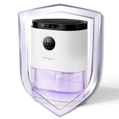 Dezumidificator aer Evoair HUMIX560, 560ml/24h, Silențios, Senzor de umiditate, 3 Moduri funcționare, Lumină Ambientală în 7 culori, Rezervor 2.3l, Alb - OVIX - Găsești soluții de încălzire, răcire și ventilare, toate integrate și controlabile dintr-o singură platformă.