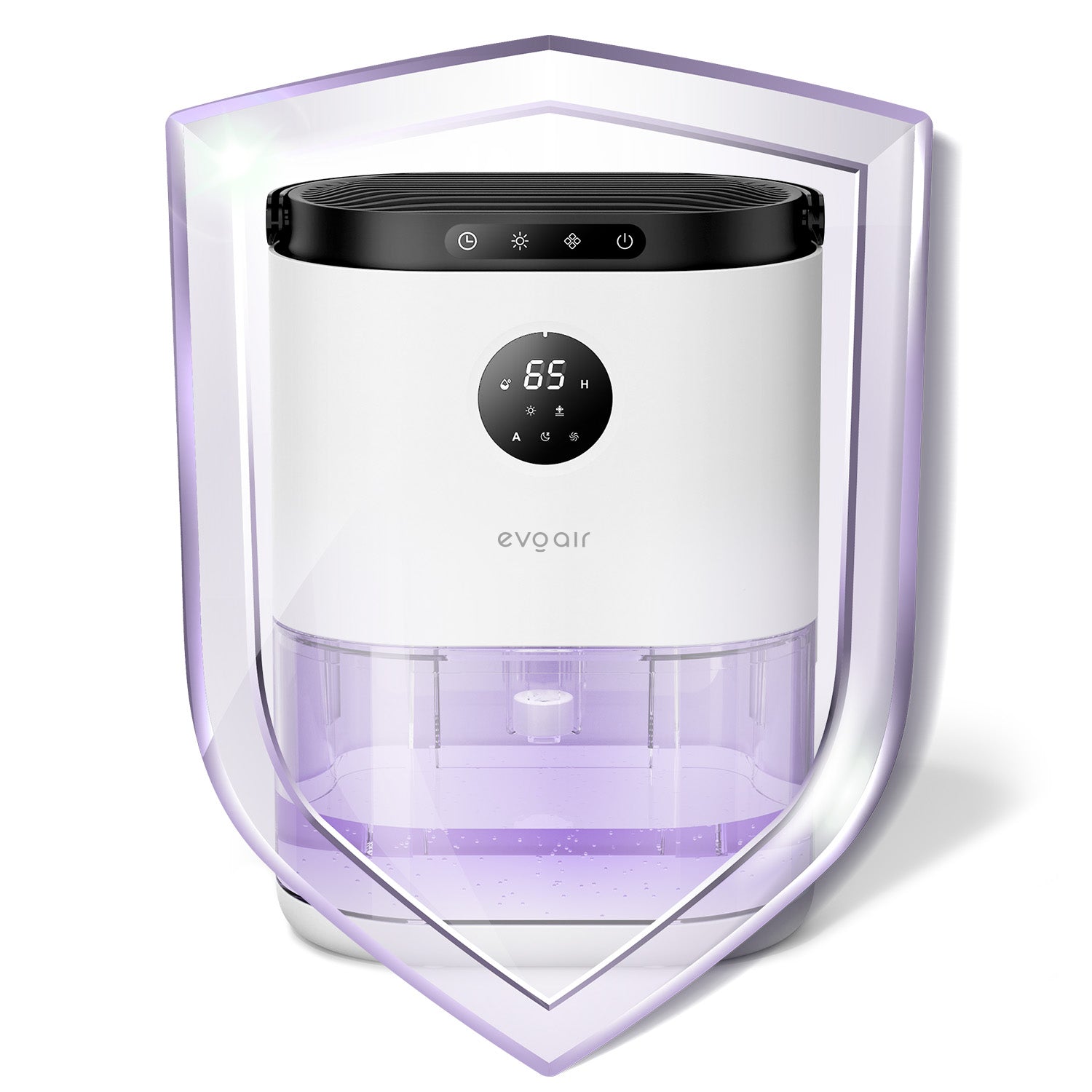 Dezumidificator aer Evoair HUMIX560, 560ml/24h, Silențios, Senzor de umiditate, 3 Moduri funcționare, Lumină Ambientală în 7 culori, Rezervor 2.3l, Alb - OVIX - Găsești soluții de încălzire, răcire și ventilare, toate integrate și controlabile dintr-o singură platformă.