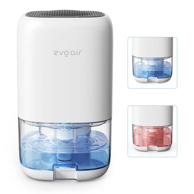 Dezumidificator aer Evoair HUMIX300, 300ml/24h, Silentios, Lumina Ambientală în 7 culori, Rezervor 1l, Alb - OVIX - Găsești soluții de încălzire, răcire și ventilare, toate integrate și controlabile dintr-o singură platformă.
