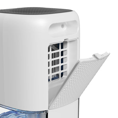Dezumidificator aer Evoair HUMIX300, 300ml/24h, Silentios, Lumina Ambientală în 7 culori, Rezervor 1l, Alb - OVIX - Găsești soluții de încălzire, răcire și ventilare, toate integrate și controlabile dintr-o singură platformă.