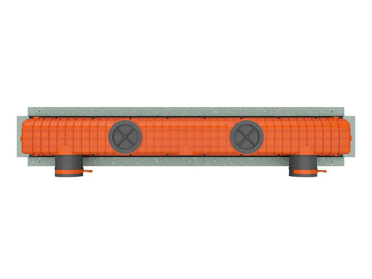 Grilă de ventilație încastrată în rigips Ergovent, LINEO PRO PROFILE 1000, 75mm