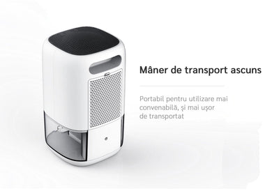 Dezumidificator aer Evoair HUMIX300, 300ml/24h, Silentios, Lumina Ambientală în 7 culori, Rezervor 1l, Alb - OVIX - Găsești soluții de încălzire, răcire și ventilare, toate integrate și controlabile dintr-o singură platformă.