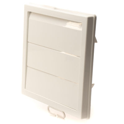 Grila ventilatie Ø125mm patrata cu jaluzele gravitationale, exterior, 150x150, ASA plastic Beige - OVIX - Găsești soluții de încălzire, răcire și ventilare, toate integrate și controlabile dintr-o singură platformă.