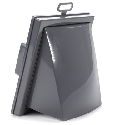 Grila ventilatie Ø125 patrata 150x150 cu flansa si clapeta antiretur, Grey - OVIX - Găsești soluții de încălzire, răcire și ventilare, toate integrate și controlabile dintr-o singură platformă.