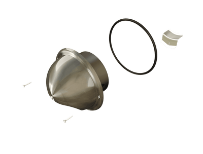 Grila ventilatie Ø100 cu protectie ploaie si plasa antiinsecte, metal - OVIX - Găsești soluții de încălzire, răcire și ventilare, toate integrate și controlabile dintr-o singură platformă.