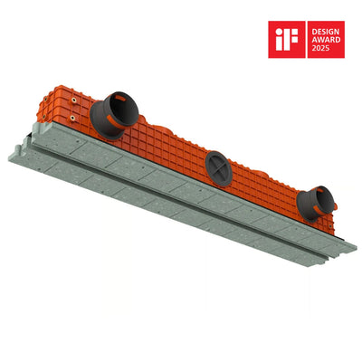 Grilă de ventilație încastrată în rigips Ergovent PRO PUZZLE 1050, diamentru conexiune 90 mm - OVIX - Găsești soluții de încălzire, răcire și ventilare, toate integrate și controlabile dintr-o singură platformă.