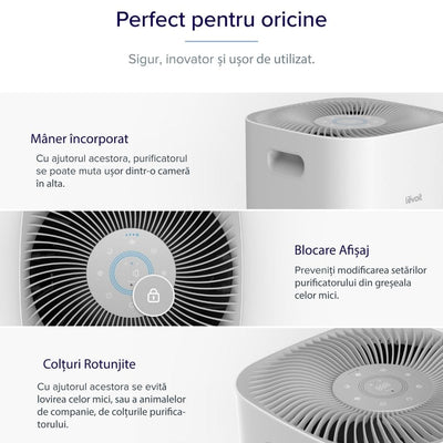 Purificator de aer Smart Levoit Core 600S Wi-Fi, Filtru 3 in 1 True HEPA, Senzor Calitate Aer, Mod Auto, Alexa, Google Home, Panou Comanda Touch Screen, Control Remote, Alb - OVIX - Găsești soluții de încălzire, răcire și ventilare, toate integrate și controlabile dintr-o singură platformă.