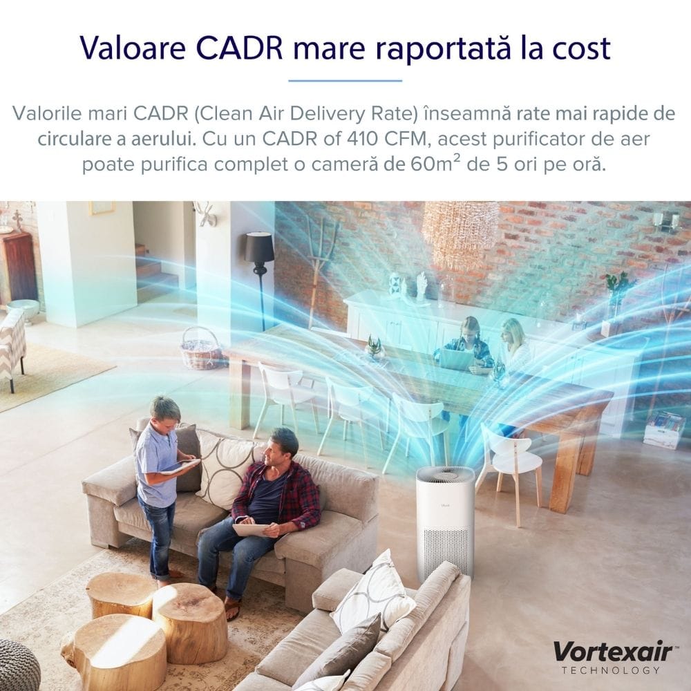 Purificator de aer Smart Levoit Core 600S Wi-Fi, Filtru 3 in 1 True HEPA, Senzor Calitate Aer, Mod Auto, Alexa, Google Home, Panou Comanda Touch Screen, Control Remote, Alb - OVIX - Găsești soluții de încălzire, răcire și ventilare, toate integrate și controlabile dintr-o singură platformă.